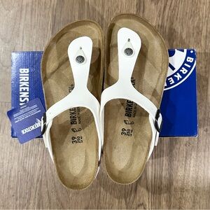 Birkenstock Gizeh White Sandals